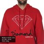 Moletom Diamond Og Sign Logo Vermelho