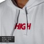 Moletom High Company Logo Branco/Rosa