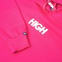 Moletom High Hoodie Logo Rosa