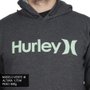 Moletom Hurley O&O Solid Fechado Cinza Mescla Escuro