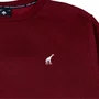 Moletom Lrg 47 Crew Fleece Bordo