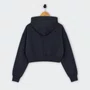 Moletom Rock City Mini Icon Cropped 2 Cabos Cinza Chumbo