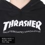 Moletom Thrasher Magazine Skate Mag Cropped  Preto