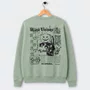 Moletom Vans Expand Visions Bloussant Crew Verde