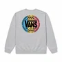 Moletom Vans Retro Co Crew Cinza Mescla