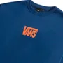Moletom Vans Stretch Logo Crew Azul