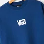 Moletom Vans Stretch Logo Crew Azul