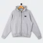 Moletom Vans Stretch Logo Full Zip Cinza Mescla