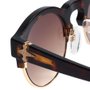 Óculos Evoke Capo III G21S Tartaruga Gradient Marrom/Dourado