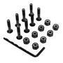 Parafuso De Base Independent Allen Hardware 1" Preto