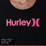 Regata Hurley Logo Icon Preto/Rosa