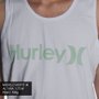 Regata Hurley Silk Logo Clássico O&O Branco/Verde