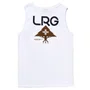 Regata Lrg Stacked Tank Preto Branco