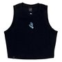 Regata Santa Cruz Screaming Hand Cropped Feminino Preto