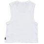 Regata Vans Drew Rib Tank G Cropped Juvenil Branco