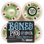Roda Bones Hawk T-Bones Ii P5 Sidecut Skatepark 84b Branco/Verde