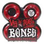Roda Bones Original Formula 100A V5 Preto/Vermelho