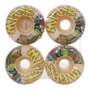 Roda Milk Burning Skeleton Cone 101a Off/Amarelo/Verde