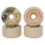 Roda Milk Burning Skelleton Cone 101a Off/Amarelo/Verde