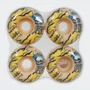 Roda Milk Burning Skull Classic 101a Off/Amarelo