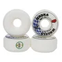 Roda Moska White Rock 55d Branco/Azul