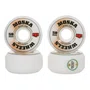 Roda Moska White Rock 55d Branco/Laranja