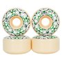 Rodas Bones Wheels Stf Skateboard Wheels 4 Dog Night 99a Off White/Verde