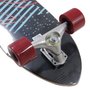 Semi Longboard Hondar Dynamic Pink 32x9,5 Simulador De Surf Preto/Vermelho