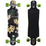 Semi Longboard Hondar Flor Amarela 31" Preto/Verde Limao