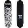 Shape Drop Dead Colection Serie Skull Flame Marfim Preto/Branco
