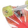 Skate Cruiser Hondar Serie Bali Palmeira Vermelho/Prata/Amarelo