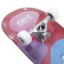 Skate Montado Fam Sports Colorbricks Iniciante Vermelho/Branco