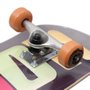 Skate Montado Hondar Iniciante Logo Colorido Prata/Caramelo