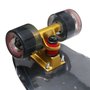 Skate Montado Hondar The End Cruiser Mini-Long Dourado/Preto