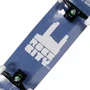 Skate Montado Rock City X Drop Dead Logo Iniciante Azul