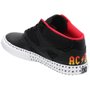 Tênis Dc Shoes Kalis Vulc Mid Ac/Dc Preto/Branco/Vermelho