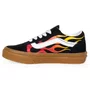 Tênis Vans Old Skool Flame Preto/Vermelho