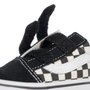 Tênis Vans Old Skool V Infantil Checkerboard Bege/Preto