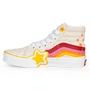 Tênis Vans Sk8-Hi Rainbow Star Retro Bege/Amarelo