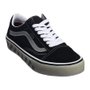 Tênis Vans Skate Old Skool Translucent Rubber Black Preto/Prata