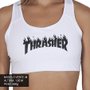 Top Thrasher Magazine Flame Hot Girl Branco